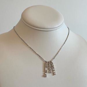 NEW 925 STERLING SILVER INSPIRATION CHARM NECKLACE